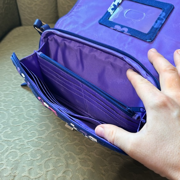 Vera Bradley Crossbody Purse, Flower Print - Picture 5 of 12